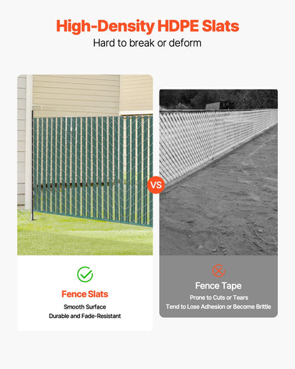 VEVOR Bottom Locking Privacy Slats, Single-Wall Vertical by Lemon Thalassa