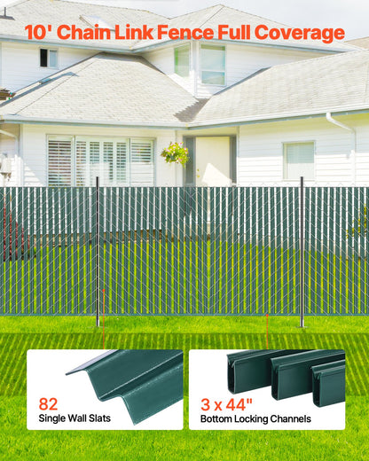 VEVOR Bottom Locking Privacy Slats, Single-Wall Vertical by Lemon Thalassa