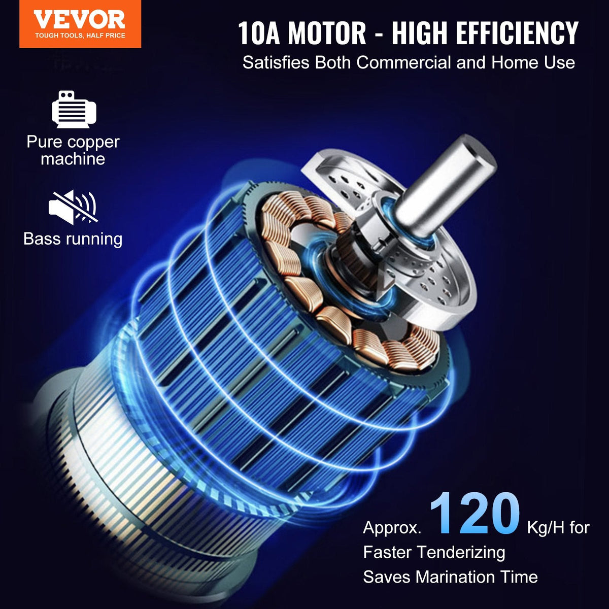 VEVOR Commercial Meat Tenderizer, Heavy Duty Stainless Steel Kitchen by Lemon Thalassa