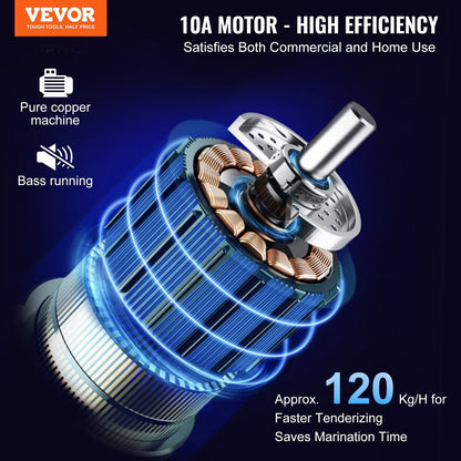 VEVOR Commercial Meat Tenderizer, Heavy Duty Stainless Steel Kitchen by Lemon Thalassa