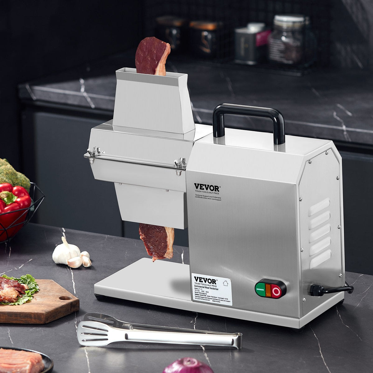 VEVOR Commercial Meat Tenderizer, Heavy Duty Stainless Steel Kitchen by Lemon Thalassa