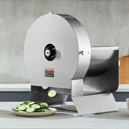 VEVOR Electric Vegetable Slicer, 0-0.5"/0-12mm Thickness Adjustable by Lemon Thalassa