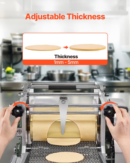 VEVOR Electric Tortilla Maker, Automatic Corn Tortilla Making Machine by Lemon Thalassa