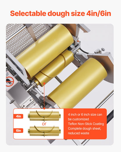 VEVOR Electric Tortilla Maker, Automatic Corn Tortilla Making Machine by Lemon Thalassa