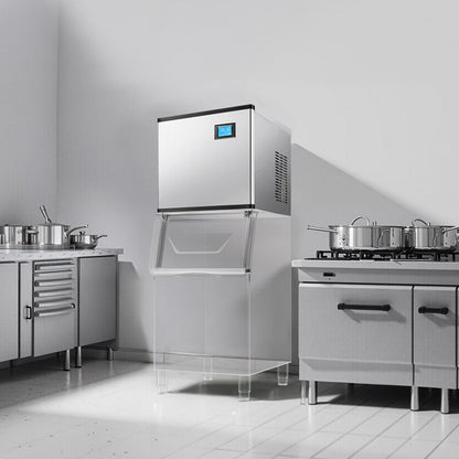 VEVOR Commercial Ice Maker 300 lbs/24 h Self-Cleaning Ice Machine - by Lemon Thalassa
