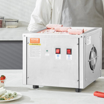 VEVOR Fried Ice Cream Roll Machine, 11" x 9.5" Stir-Fried Ice Cream by Lemon Thalassa