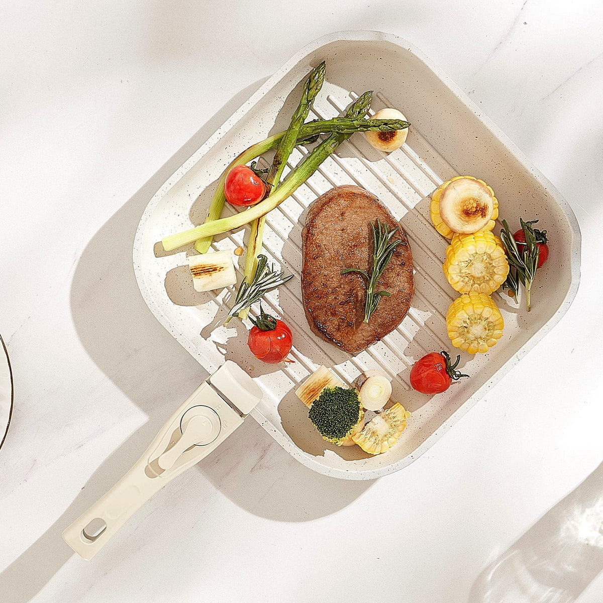 VEVOR 17 Piece Pots and Pans Set Nonstick, Detachable Handle Cookware, by Lemon Thalassa