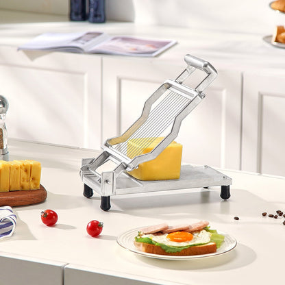 VEVOR Cheese Cutter with Wire, 0.39" & 0.78" Cheeser Butter Cutting by Lemon Thalassa