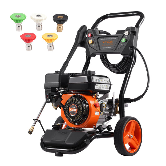 VEVOR Gas Pressure Washer, 3950 PSI 10L/min, 2.6 GPM Gas Powered by Lemon Thalassa