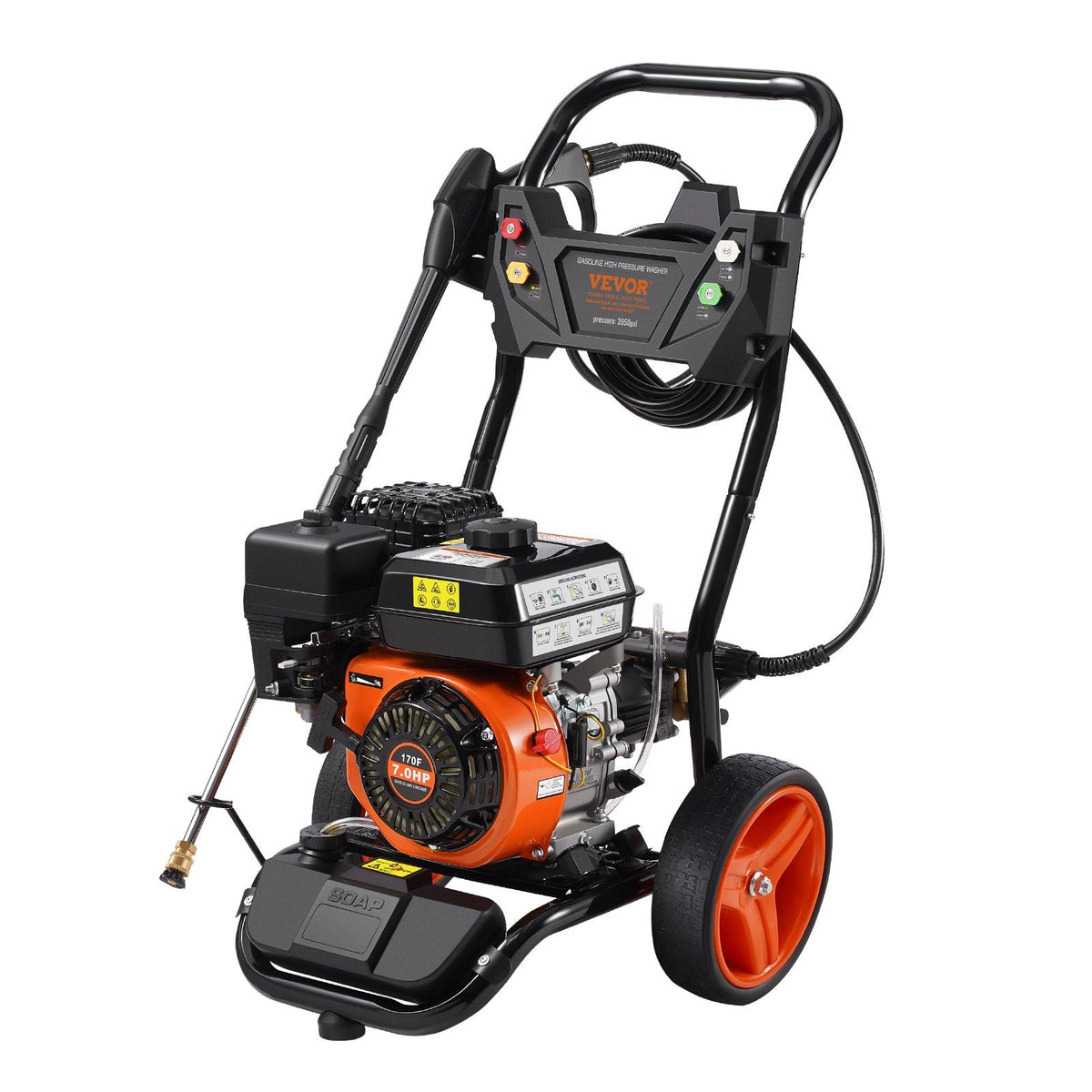 VEVOR Gas Pressure Washer, 3950 PSI 10L/min, 2.6 GPM Gas Powered by Lemon Thalassa