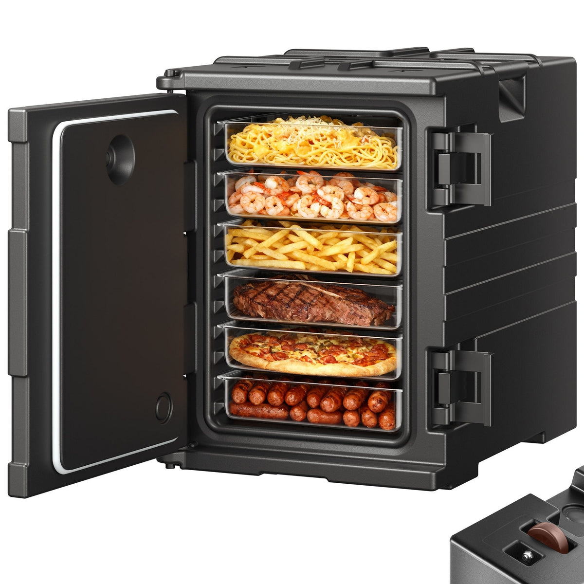 VEVOR Insulated Food Pan Carrier, 90 L Hot Box for Catering, LLDPE by Lemon Thalassa