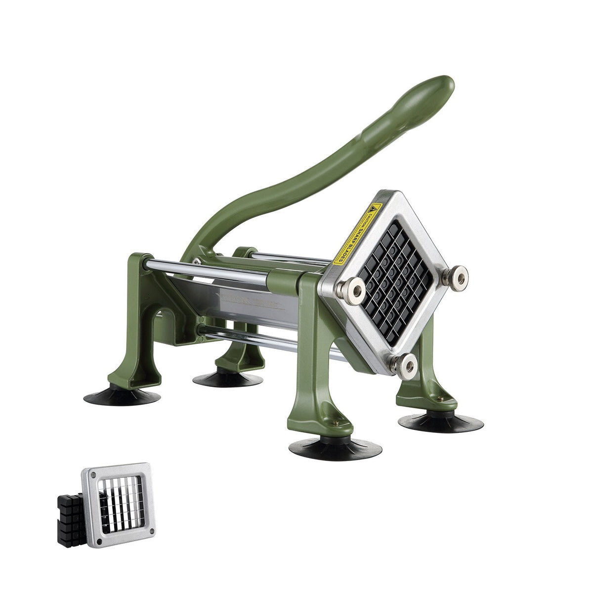 VEVOR French Fry Cutter, Potato Slicer with 1/2-Inch Stainless Steel by Lemon Thalassa