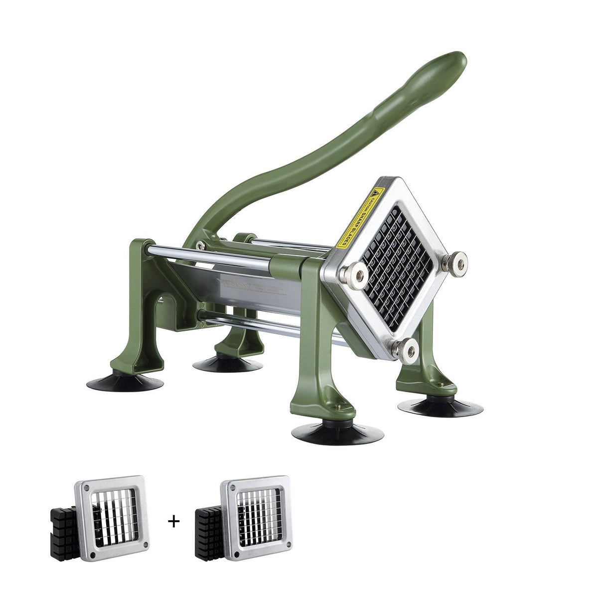 VEVOR French Fry Cutter, Potato Slicer with 1/2-Inch and 3/8-Inch by Lemon Thalassa