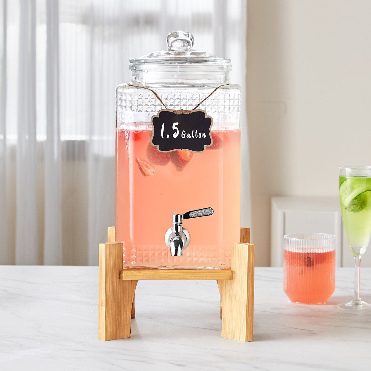VEVOR Beverage Dispenser, 1.5 Gallon/5.5 L Drink Dispensers for by Lemon Thalassa