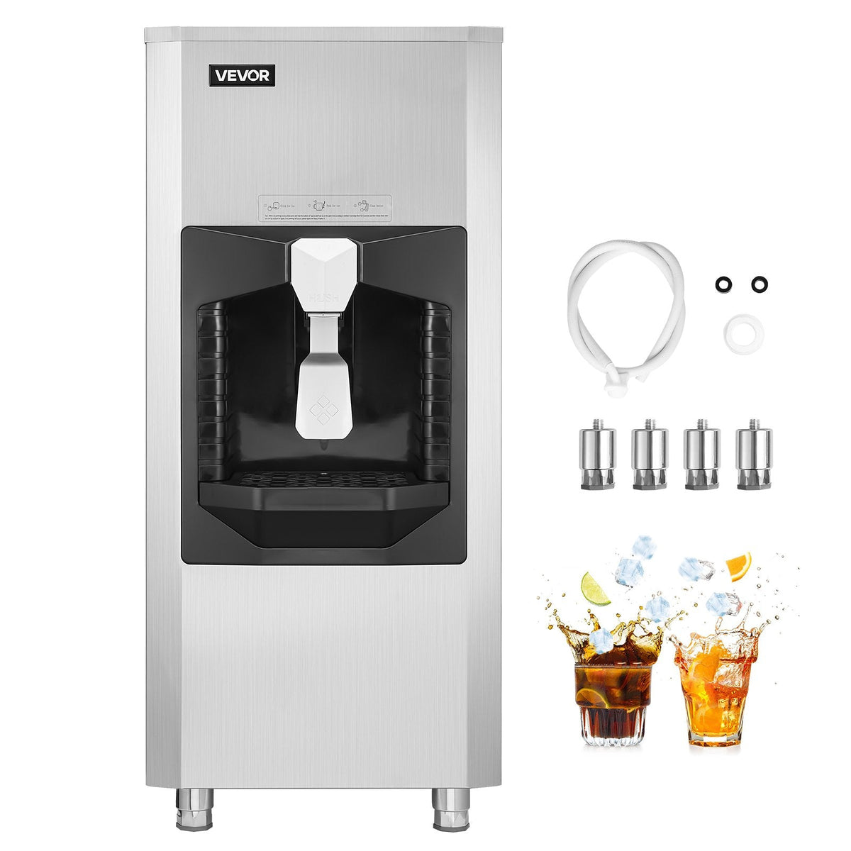 VEVOR Ice Dispenser, Ice Storage Bin with 180 Lbs Storage Capacity, 20 by Lemon Thalassa