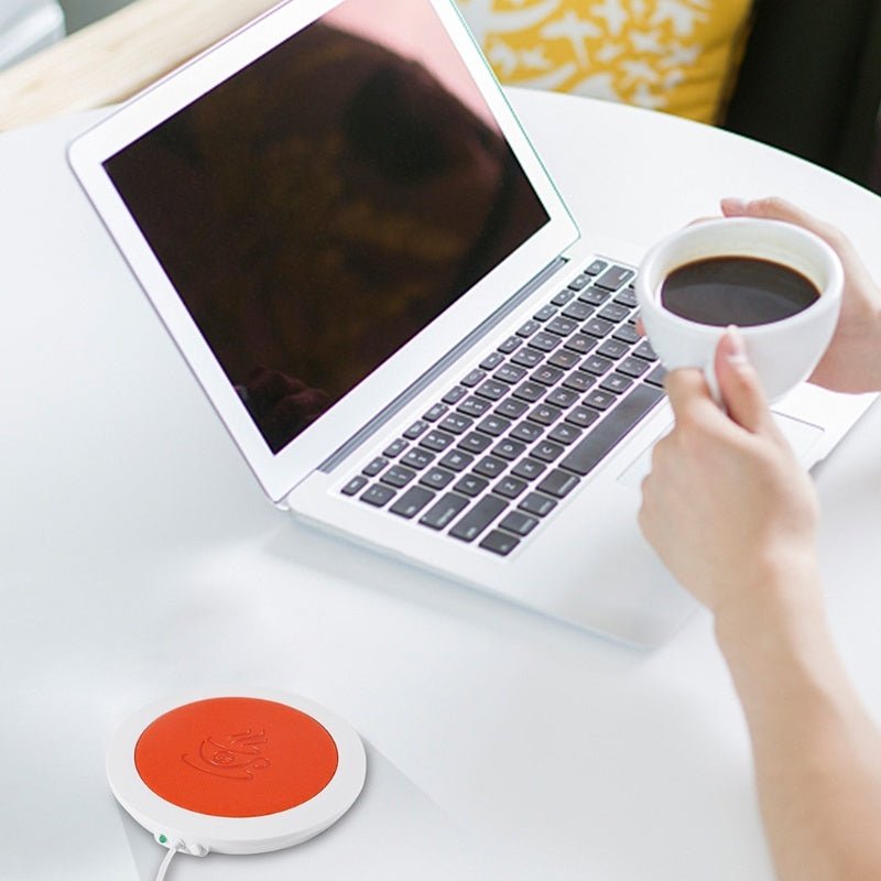 ☕ USB Cup Warmer Mat Pad – Portable Coffee & Tea Mug Heating CoasterBeverage WarmersTorqelo.com