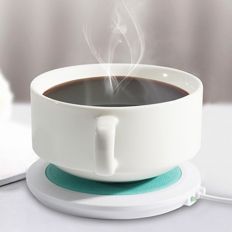 ☕ USB Cup Warmer Mat Pad – Portable Coffee & Tea Mug Heating CoasterBeverage WarmersTorqelo.com