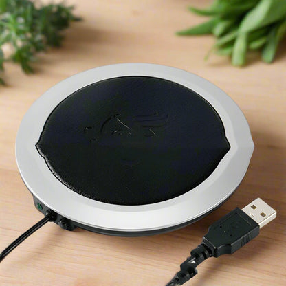 ☕ USB Cup Warmer Mat Pad – Portable Coffee & Tea Mug Heating CoasterBeverage WarmersTorqelo.com