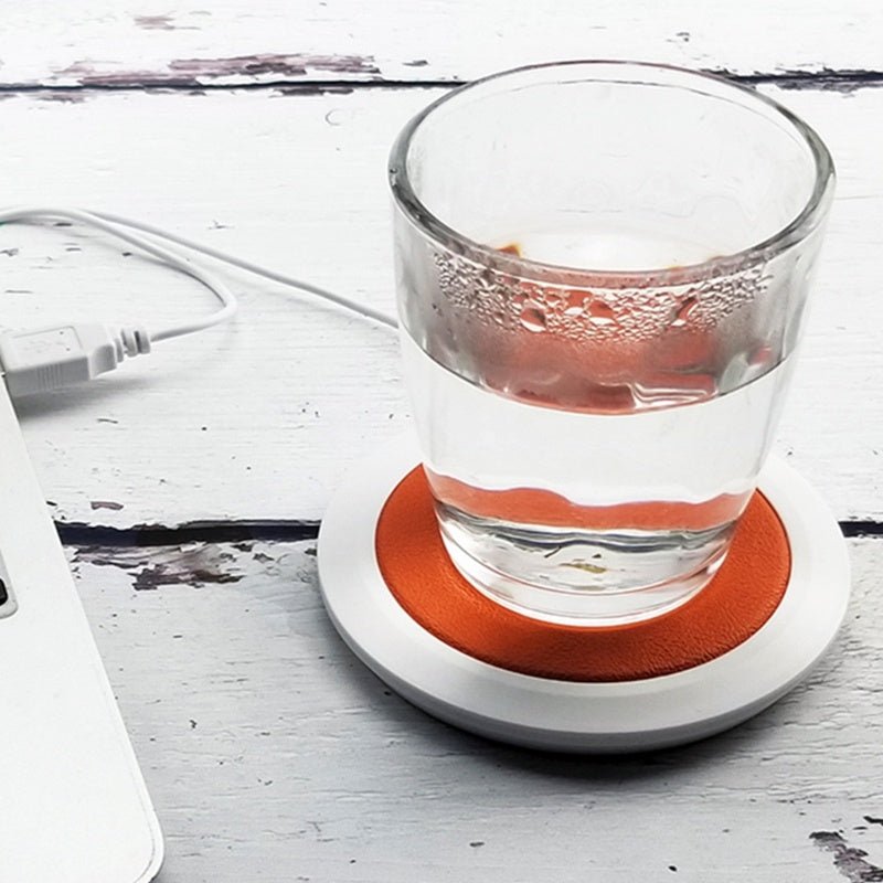 ☕ USB Cup Warmer Mat Pad – Portable Coffee & Tea Mug Heating CoasterBeverage WarmersTorqelo.com
