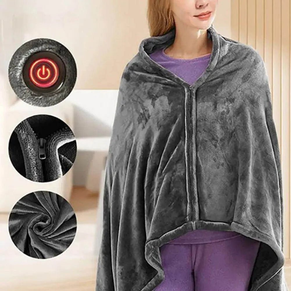 USB Electric Heated Throw BlanketWearable Heated BlanketTorqelo.com