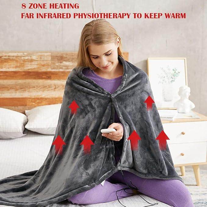 USB Electric Heated Throw BlanketWearable Heated BlanketTorqelo.com