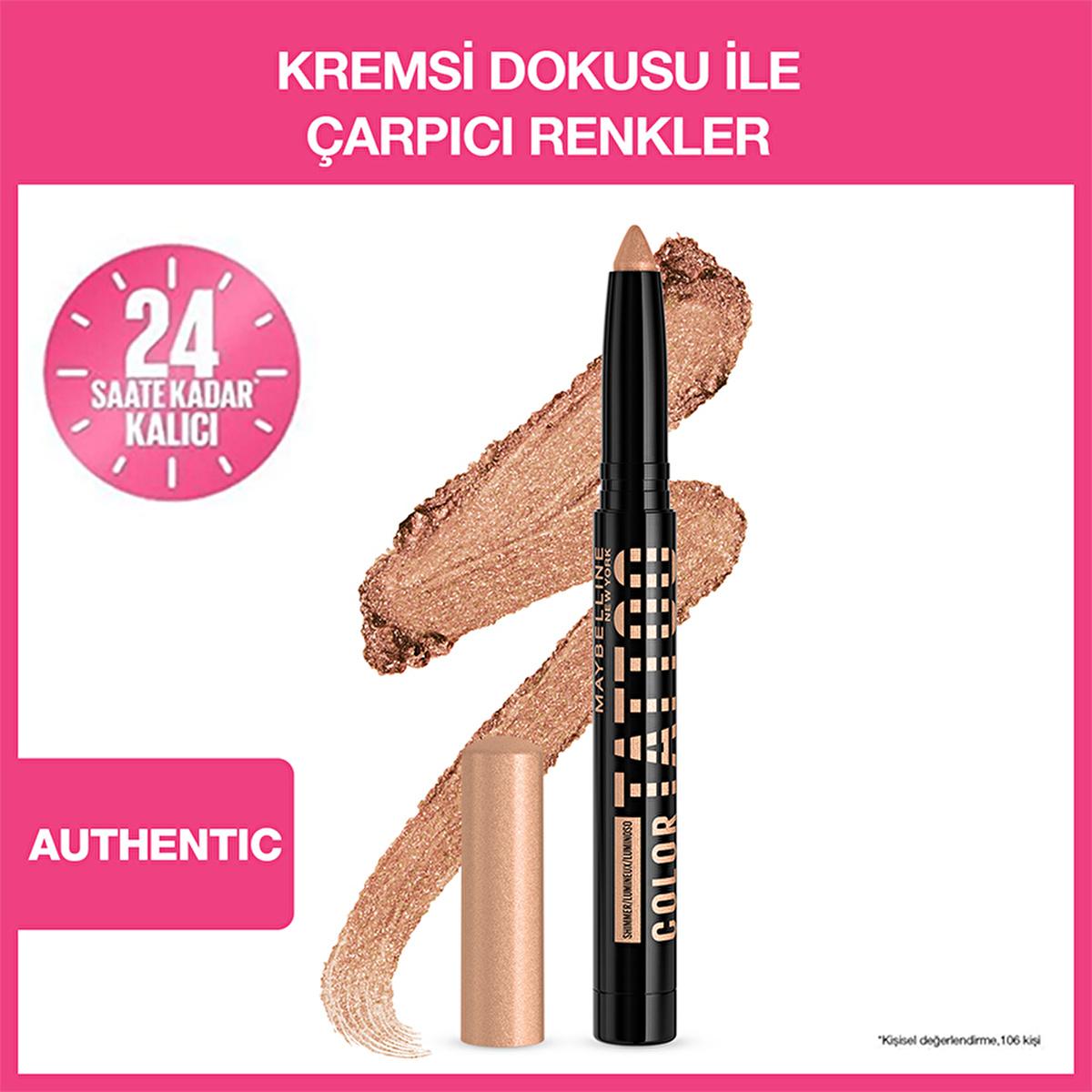 Maybelline Color Tattoo: Long-Lasting Cream Eyeshadow - Waterproof, Smudge-Proof, Intense Color - Gel Eye Shadow by Beauty Care Bag