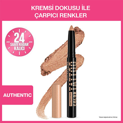 Maybelline Color Tattoo: Long-Lasting Cream Eyeshadow - Waterproof, Smudge-Proof, Intense Color - Gel Eye Shadow by Beauty Care Bag