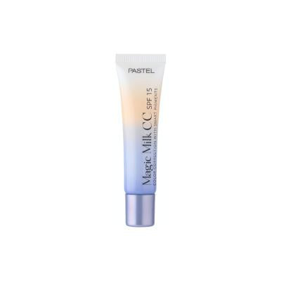 Pastel Magic Milk SPF15 CC Cream: Medium Deep Skin Tone Perfector, Vegan & Gluten-Free, Hydrating Hyaluronic Acid, Light Sun Protection by Beauty Care Bag
