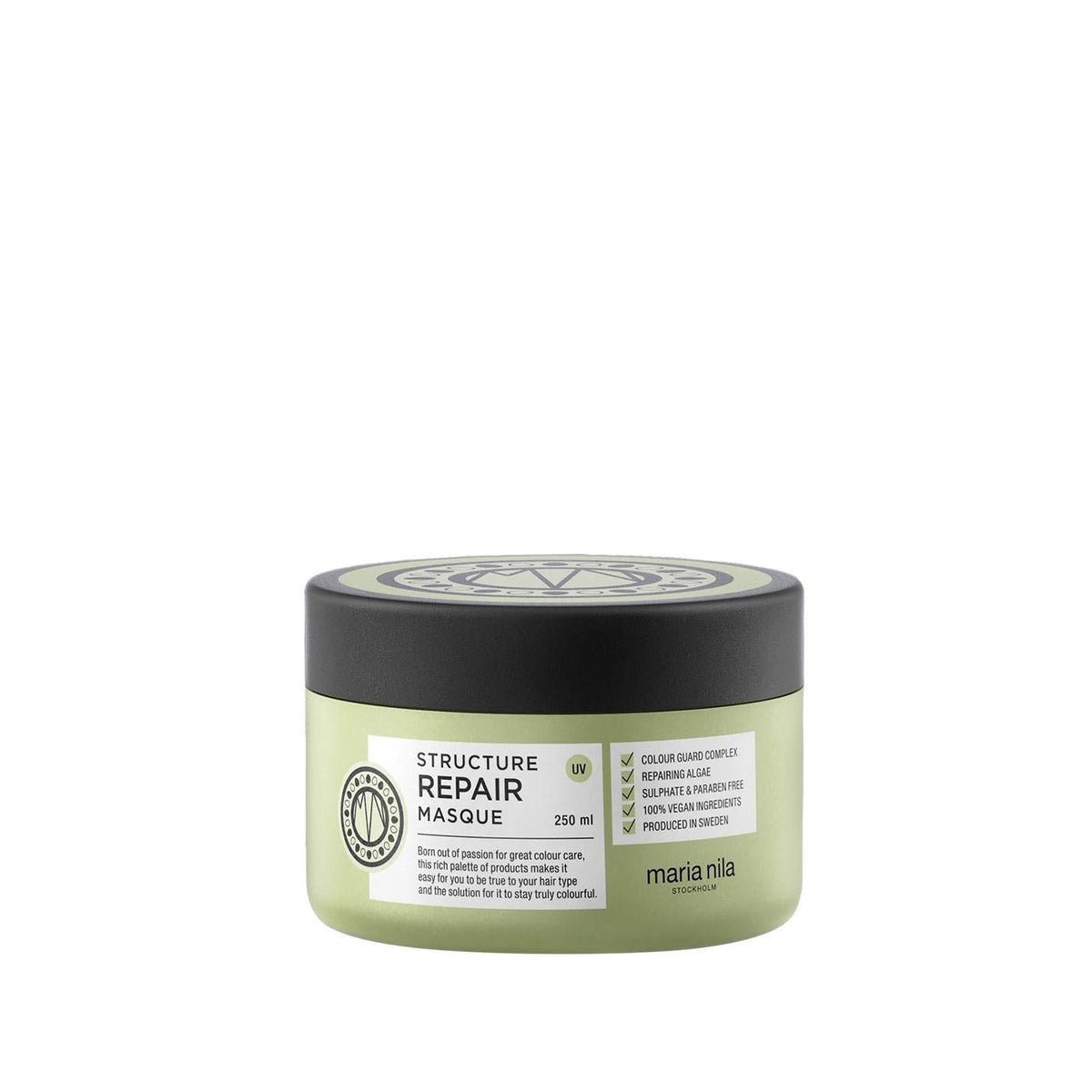 Maria Nila Structure Repair Hair Mask - 250ml Nourishing Treatment for Damaged Hair by Beauty Care Bag