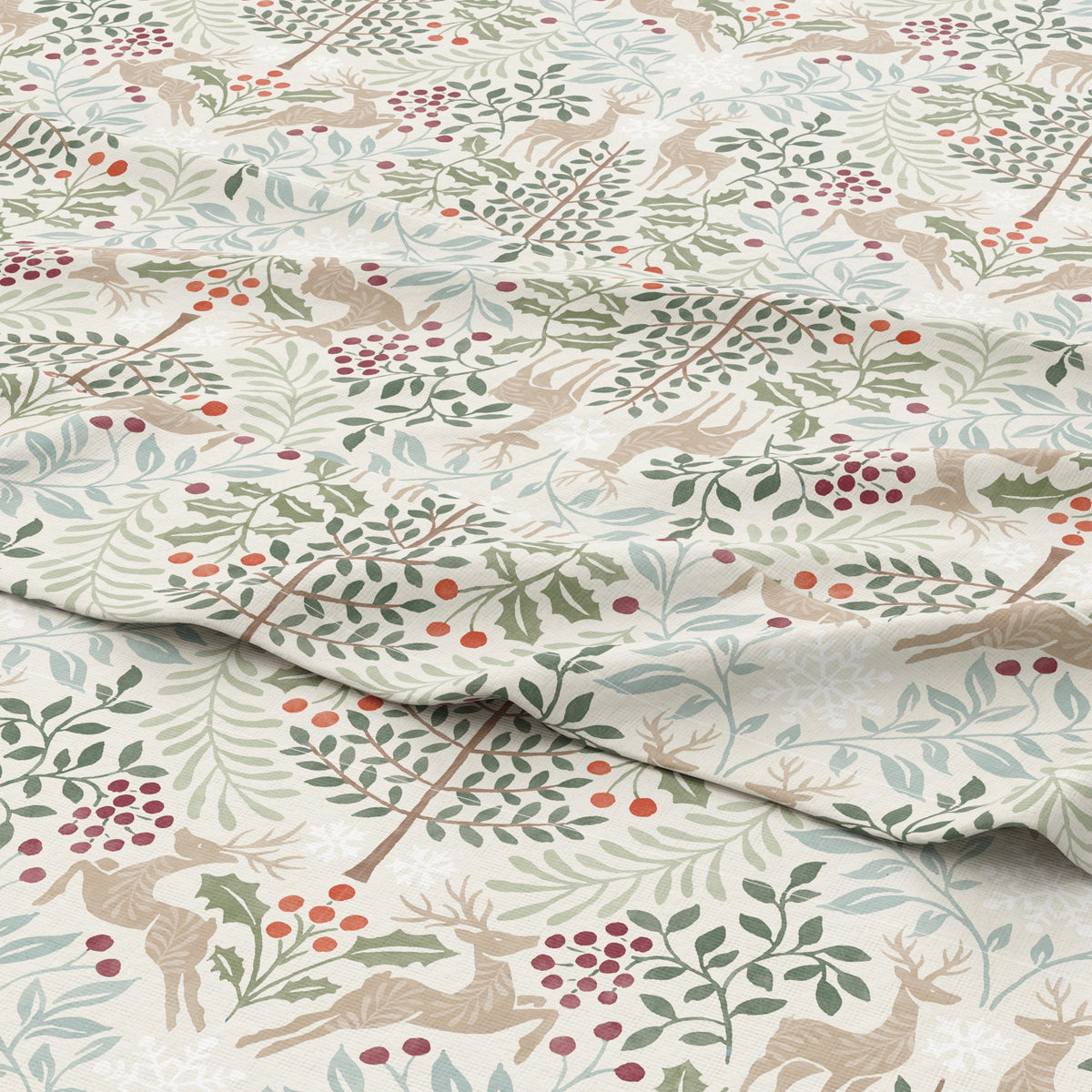 Turkish Cotton Flannel Sheet Set - Elevated Holiday Collection by Great Bay Home