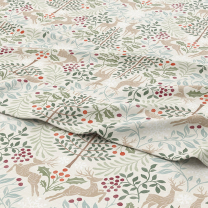 Turkish Cotton Flannel Sheet Set - Elevated Holiday Collection by Great Bay Home