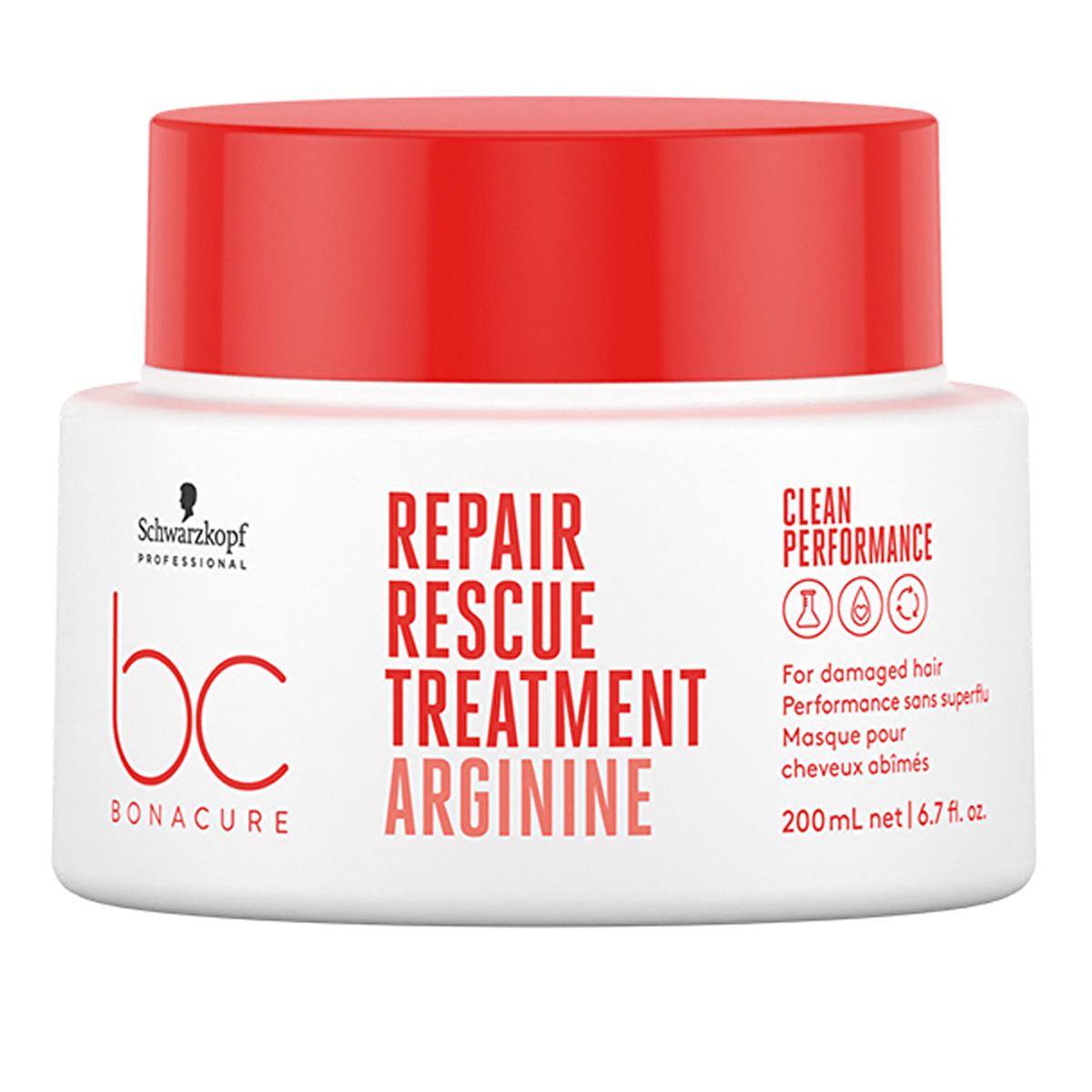 Bonacure Clean Rescue Hair Mask: Intensive Repair for Damaged Hair, Vegan & Silicone-Free - Deep Conditioning & Breakage Treatment by Beauty Care Bag
