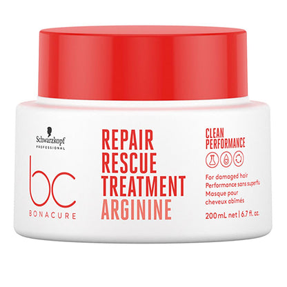 Bonacure Clean Rescue Hair Mask: Intensive Repair for Damaged Hair, Vegan & Silicone-Free - Deep Conditioning & Breakage Treatment by Beauty Care Bag
