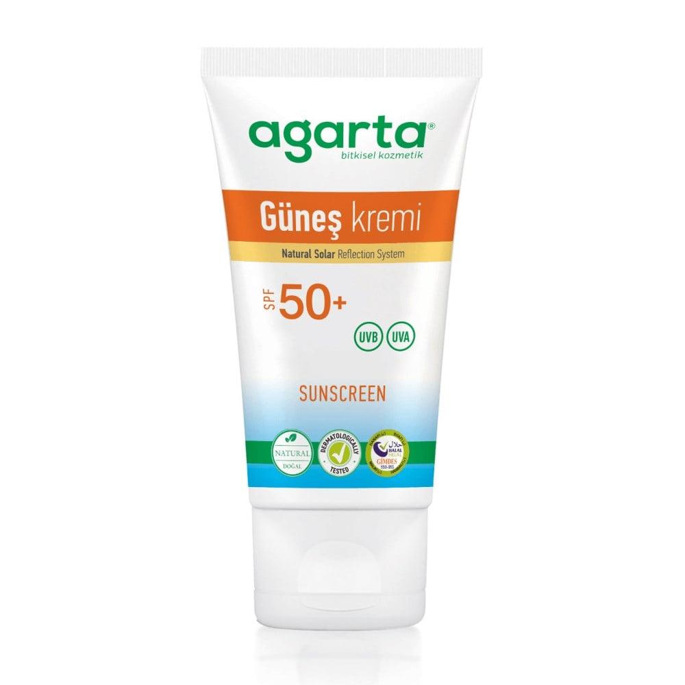 Agarta natural sunscreen cream SPF 50+, 3.38 fl oz