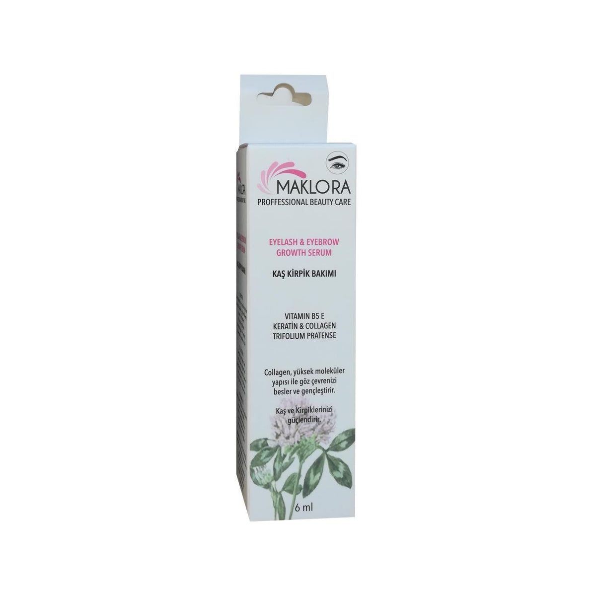 Maklora Eyebrow and Eyelash Serum - Nourishing 6ml Formula for Healthier Brows and Lashes by Beauty Care Bag
