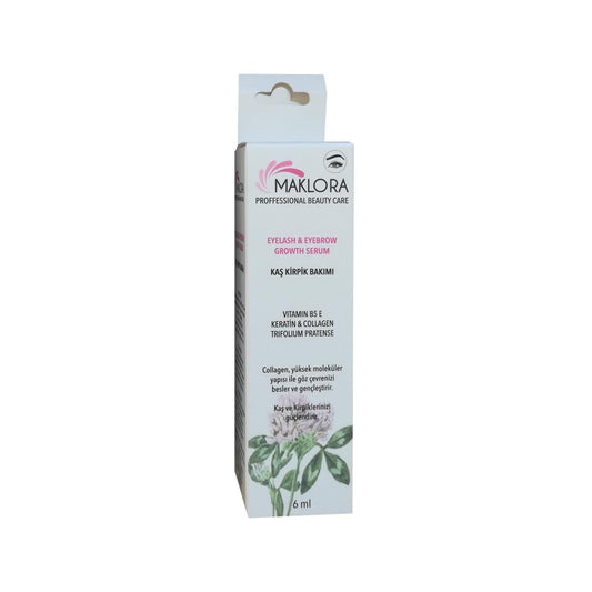 Maklora Eyebrow and Eyelash Serum - Nourishing 6ml Formula for Healthier Brows and Lashes by Beauty Care Bag