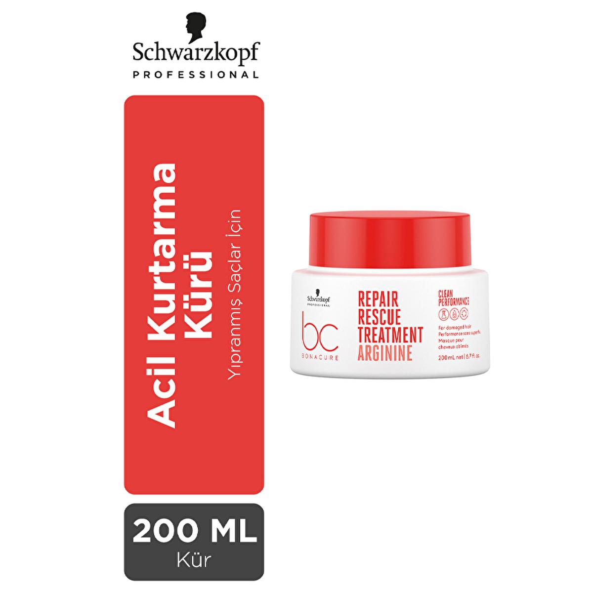 Bonacure Clean Rescue Hair Mask: Intensive Repair for Damaged Hair, Vegan & Silicone-Free - Deep Conditioning & Breakage Treatment by Beauty Care Bag