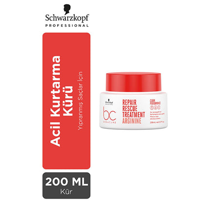 Bonacure Clean Rescue Hair Mask: Intensive Repair for Damaged Hair, Vegan & Silicone-Free - Deep Conditioning & Breakage Treatment by Beauty Care Bag