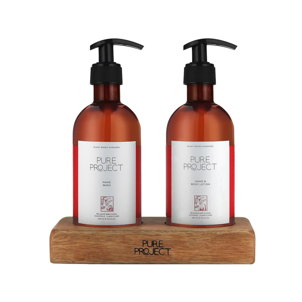 Pure Project Ylang Ylang Bath Set - Relaxing Aromatherapy Gift Set for Stress Relief & Calming Atmosphere by Beauty Care Bag