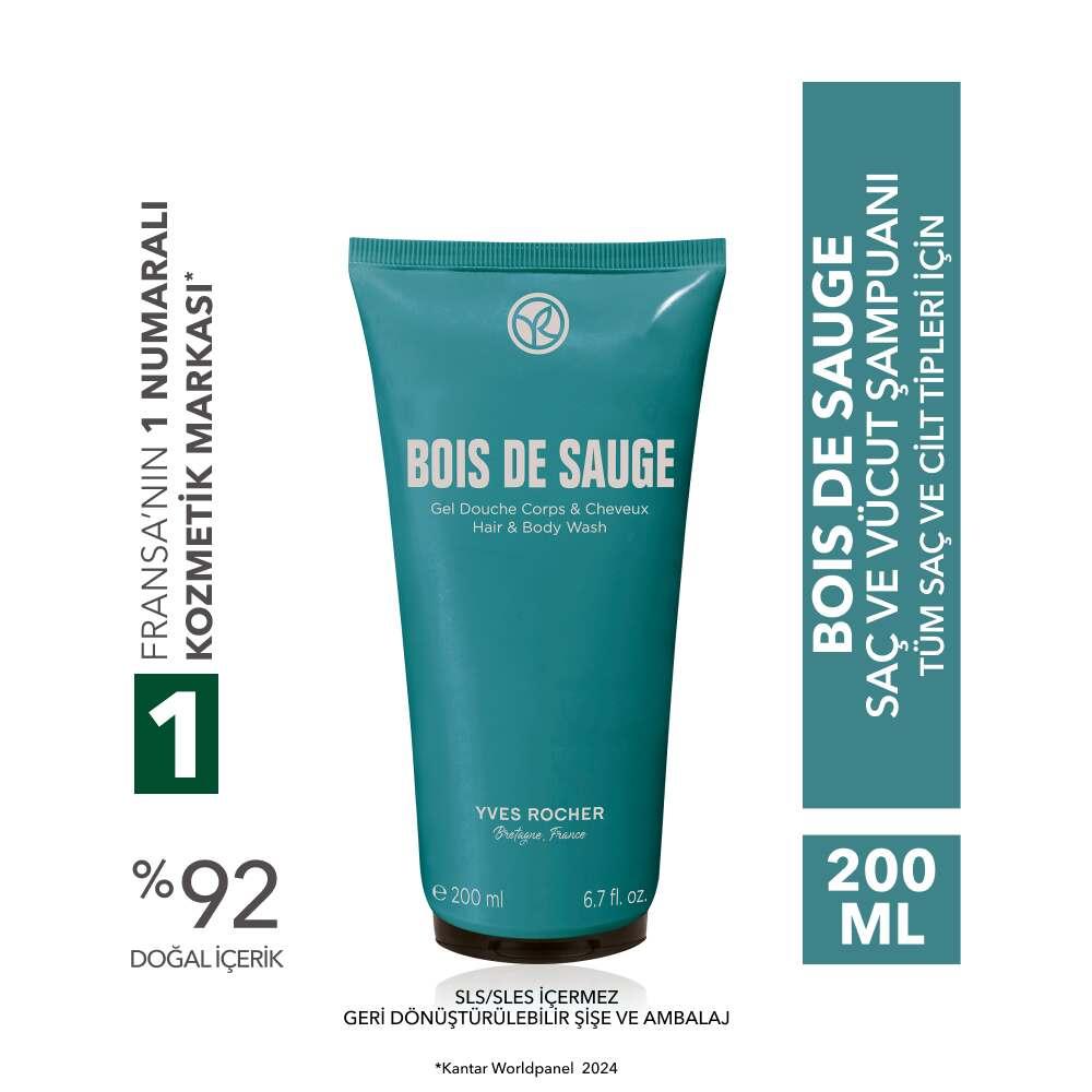 Bois de Sauge Hair and Body Wash with Sage 200 ml by Beauty Care Bag
