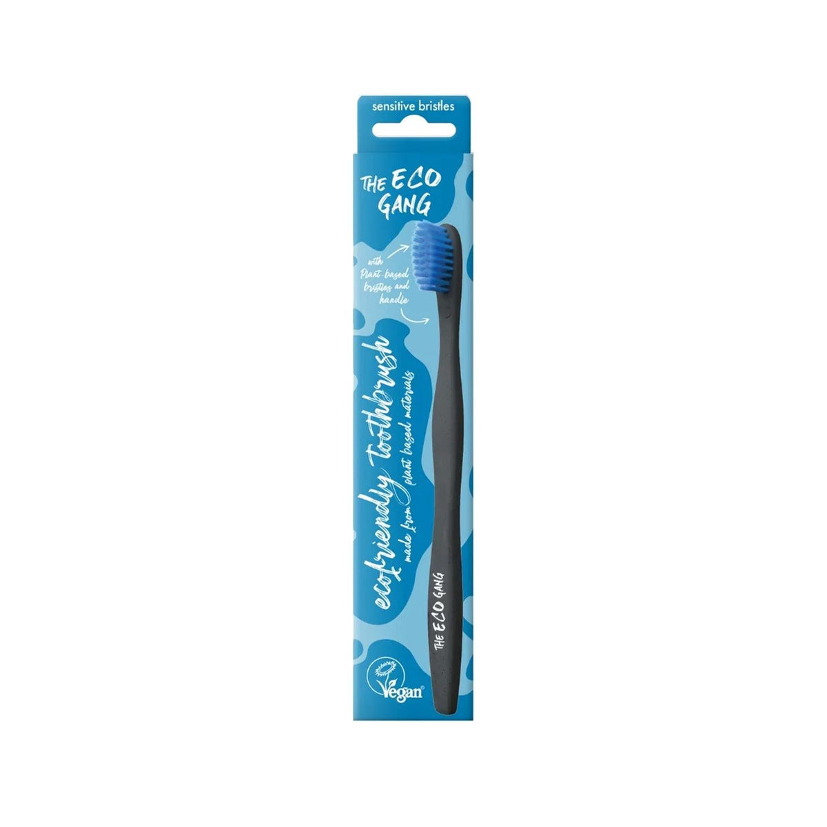 The Eco Gang Vegan Ultra Soft Plant-Based Toothbrush - Eco-Friendly Oral Care for Sensitive Teeth by Beauty Care Bag