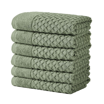 Cotton Diamond Waffle Weave Bath Towel Set - Grayson Collection by Great Bay Home