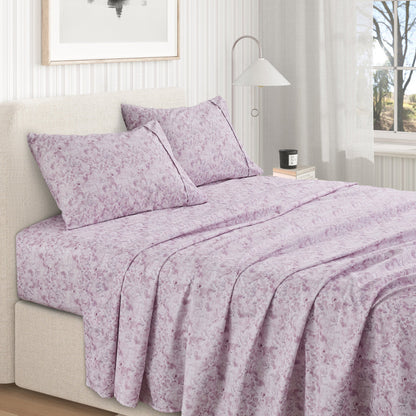Watercolor Floral Sheet Set - Delia Collection by Great Bay Home