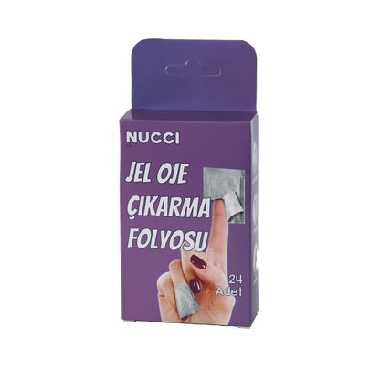 Nucci Gel Nail Polish Remover Wraps for Easy Soak-Off by Beauty Care Bag
