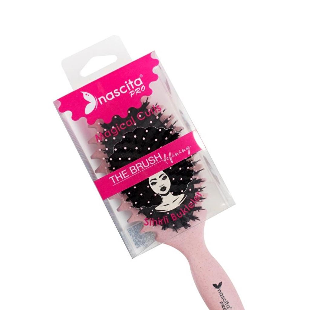 Nascita Magical Curl Hair Brush for Easy Styling by Beauty Care Bag
