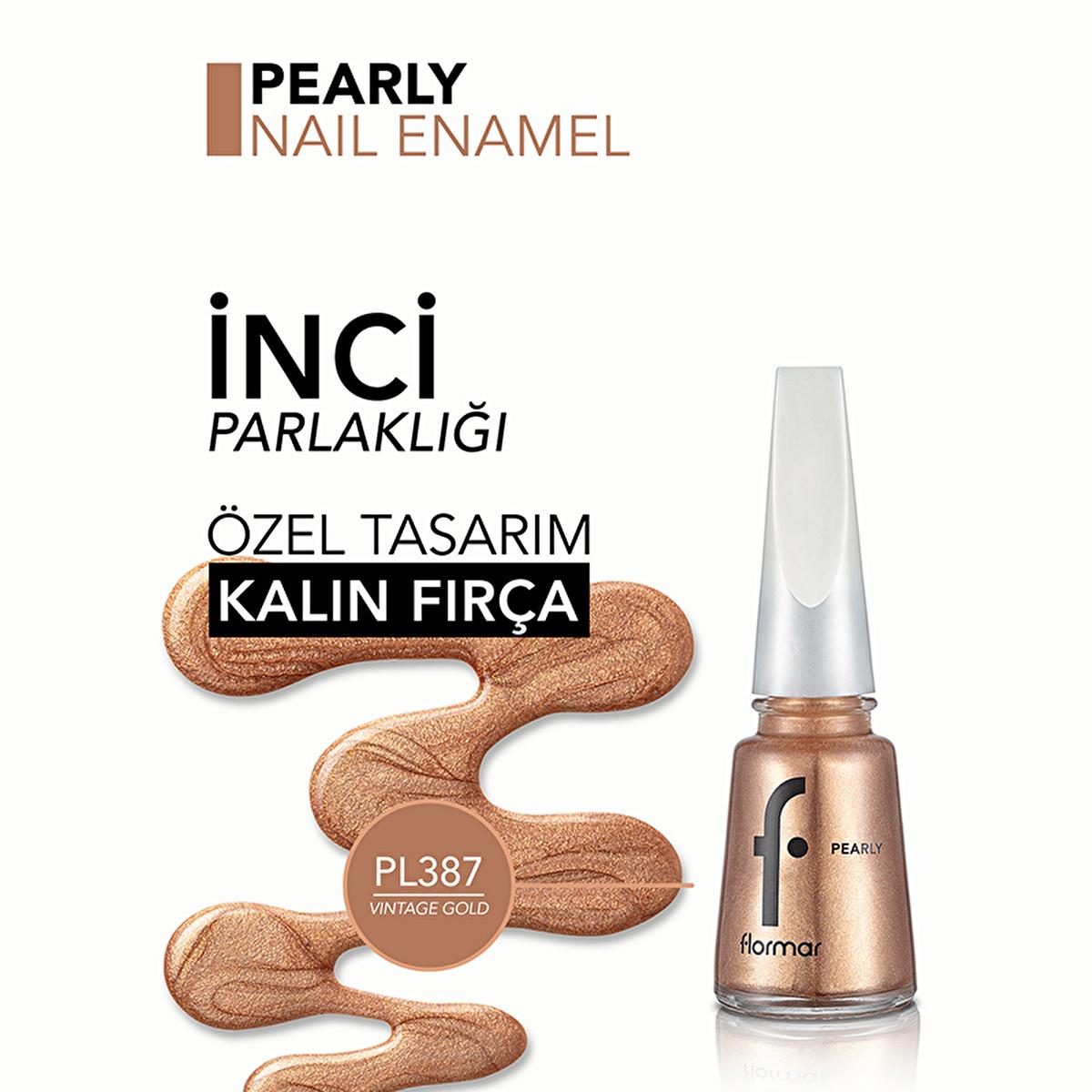 Flormar Pearly nail polish PL387 – view 4