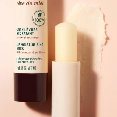 Nuxe Reve de Miel: Natural Honey Lip Balm for Dry, Chapped Lips - Moisturizing Lip Stick, Lip Care & Cracked Lip Treatment by Beauty Care Bag