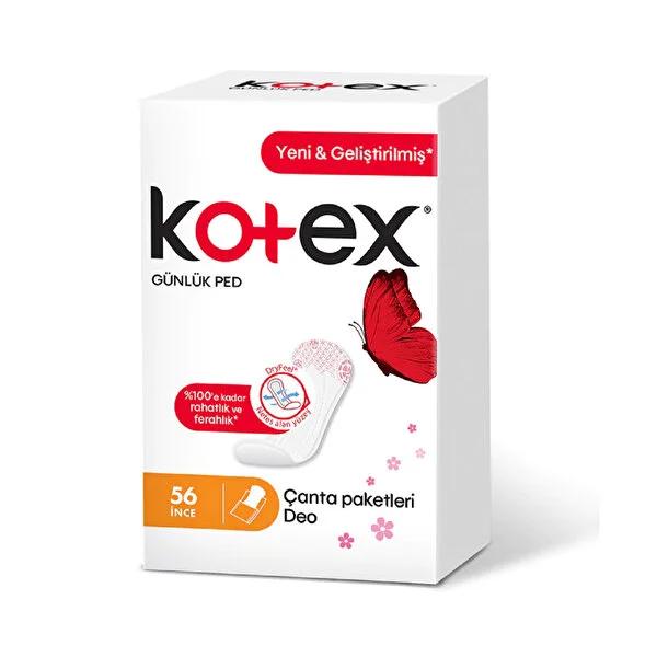 Kotex Scented Daily Panty Liners - Cottony Softness, Breathable, Individually Wrapped - Ultimate Feminine Hygiene & Freshness (56 Count) by Beauty Care Bag