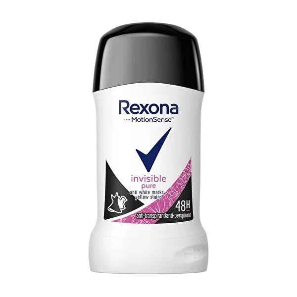 Rexona Invisible Pure Antiperspirant Deodorant Stick for Women - 48 Hour Protection, Stain-Free, Gentle on Skin - Fresh Floral Scent by Beauty Care Bag
