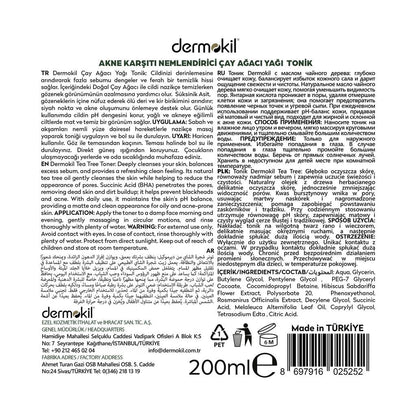 Dermokil Tea Tree Oil Clarifying Toner for Blemish-Prone Skin 200 ml by Beauty Care Bag